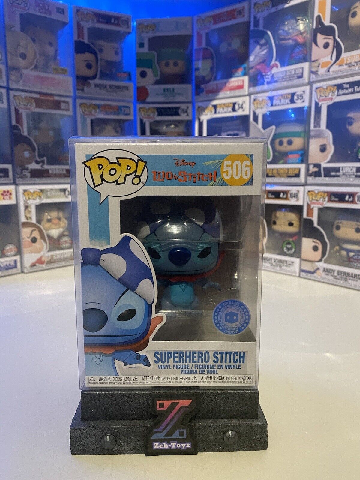Funko Pop! Disney Lilo & Stitch Superhero Stitch #506 Pop In A Box