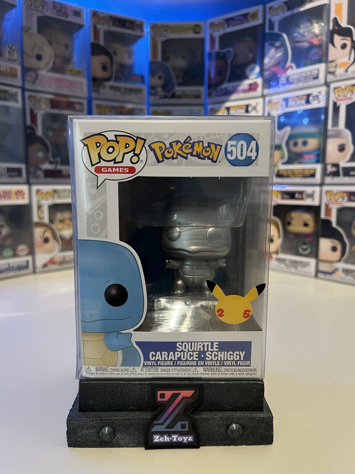 Figurine Funko Pop! N°504 - Pokemon - Carapuce - POKEMON