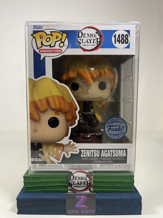 FUNKO POP! Anime Demon Slayer Zenitsu Agatsuma #1488 Special Edition