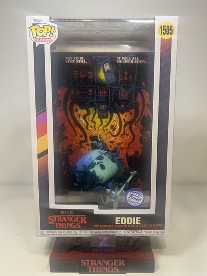 FUNKO POP! Television Stranger Things The Piggyback Comic Cover Eddie #1505