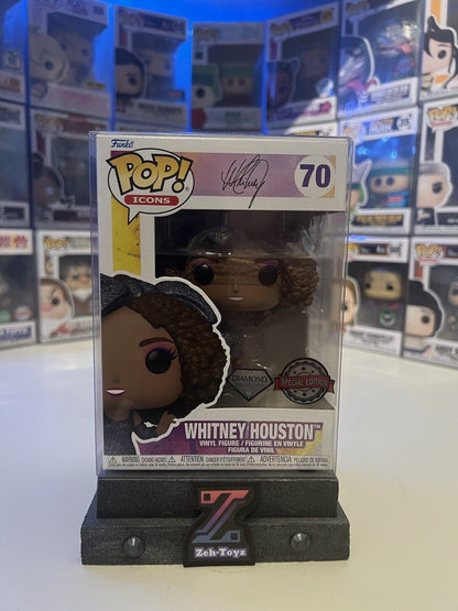 FUNKO POP! Music POP Rocks Whitney Houston #70 Diamond Special Edition