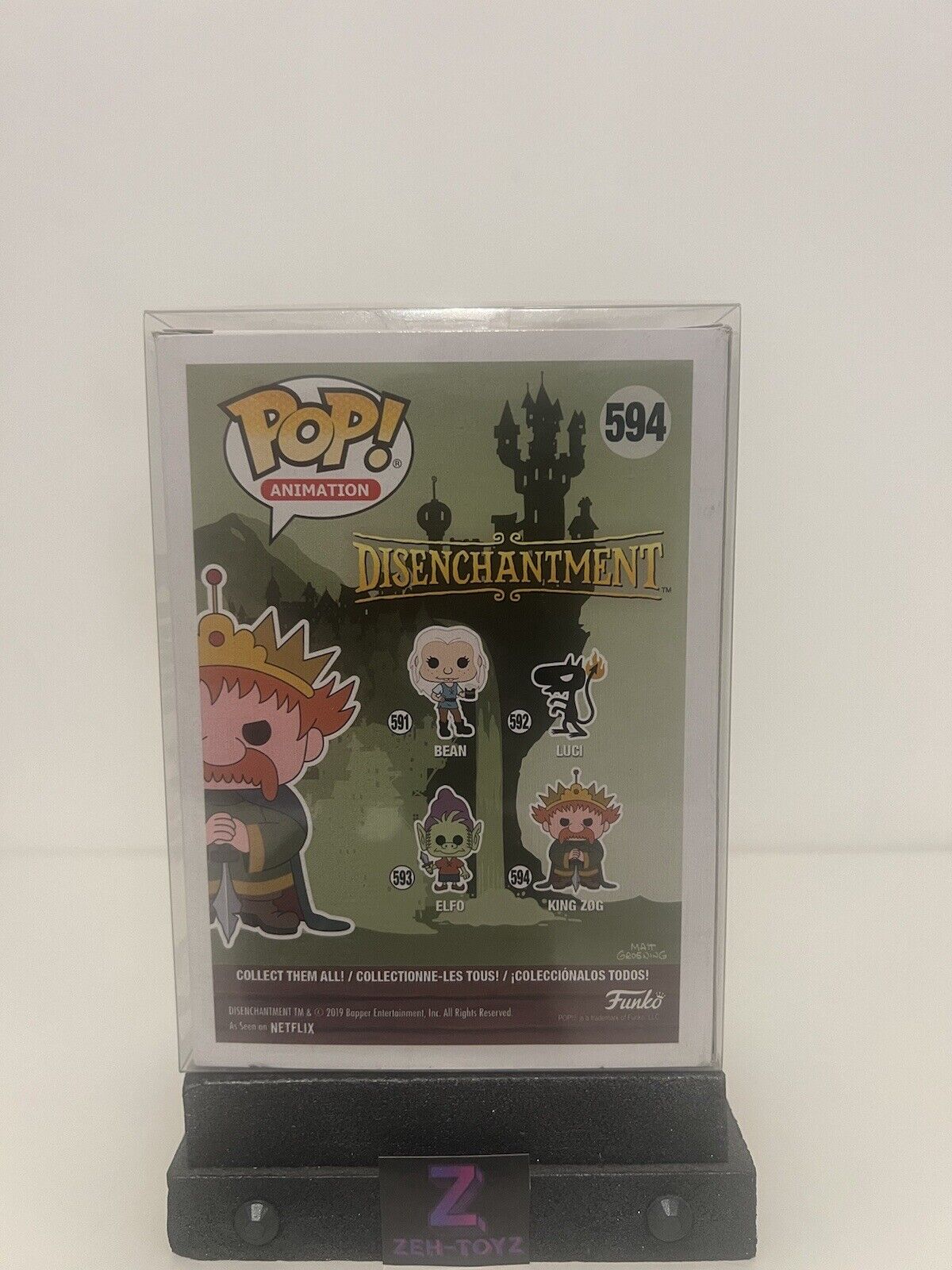 FUNKO POP! VINYL - DISENCHANTMENT - KING ZOGG #594 - ZT: 42