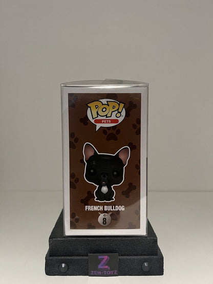 FUNKO POP! Animals Pets French Bulldog #8 Vaulted Rare