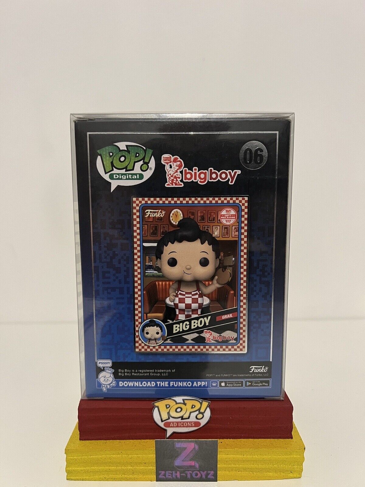 FUNKO POP! Ad Icons Big Boy Burger Big Boy #06 Digital 999 Pcs (2)