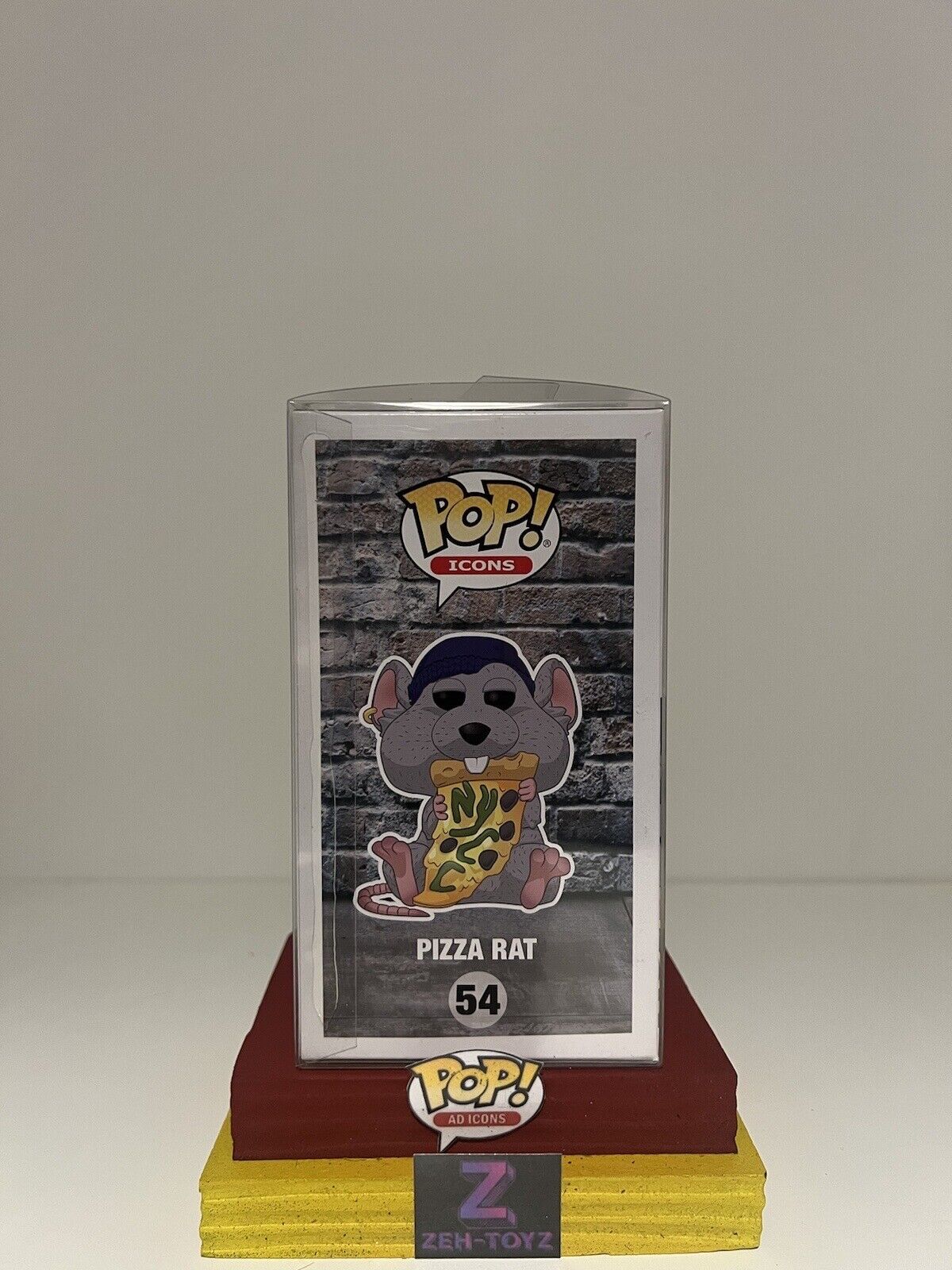 FUNKO POP! Icons New York Comic Con Pizza Rat #54 Convention Exclusive