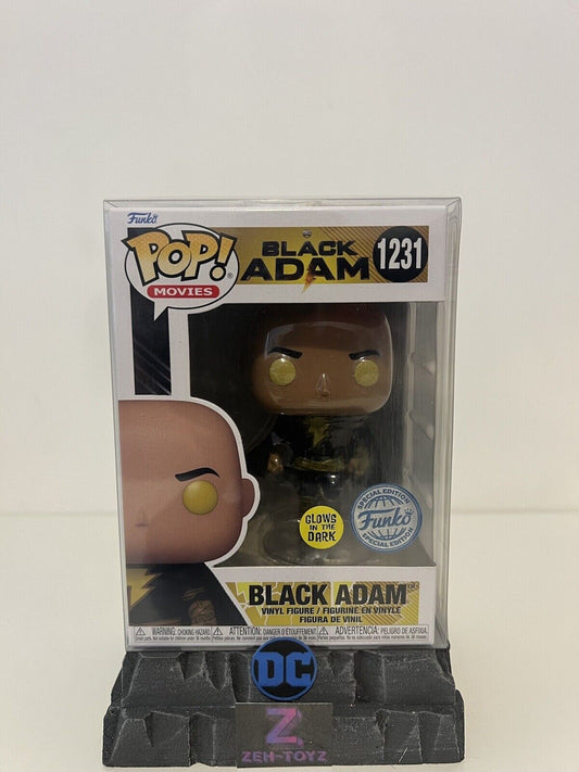 FUNKO POP! DC Universe Black Adam #1231 Glow In The Dark