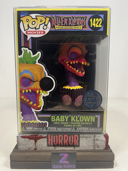 FUNKO POP! Horror Movies Killer Klownz Baby Klown #1422 Blacklight Special Ed