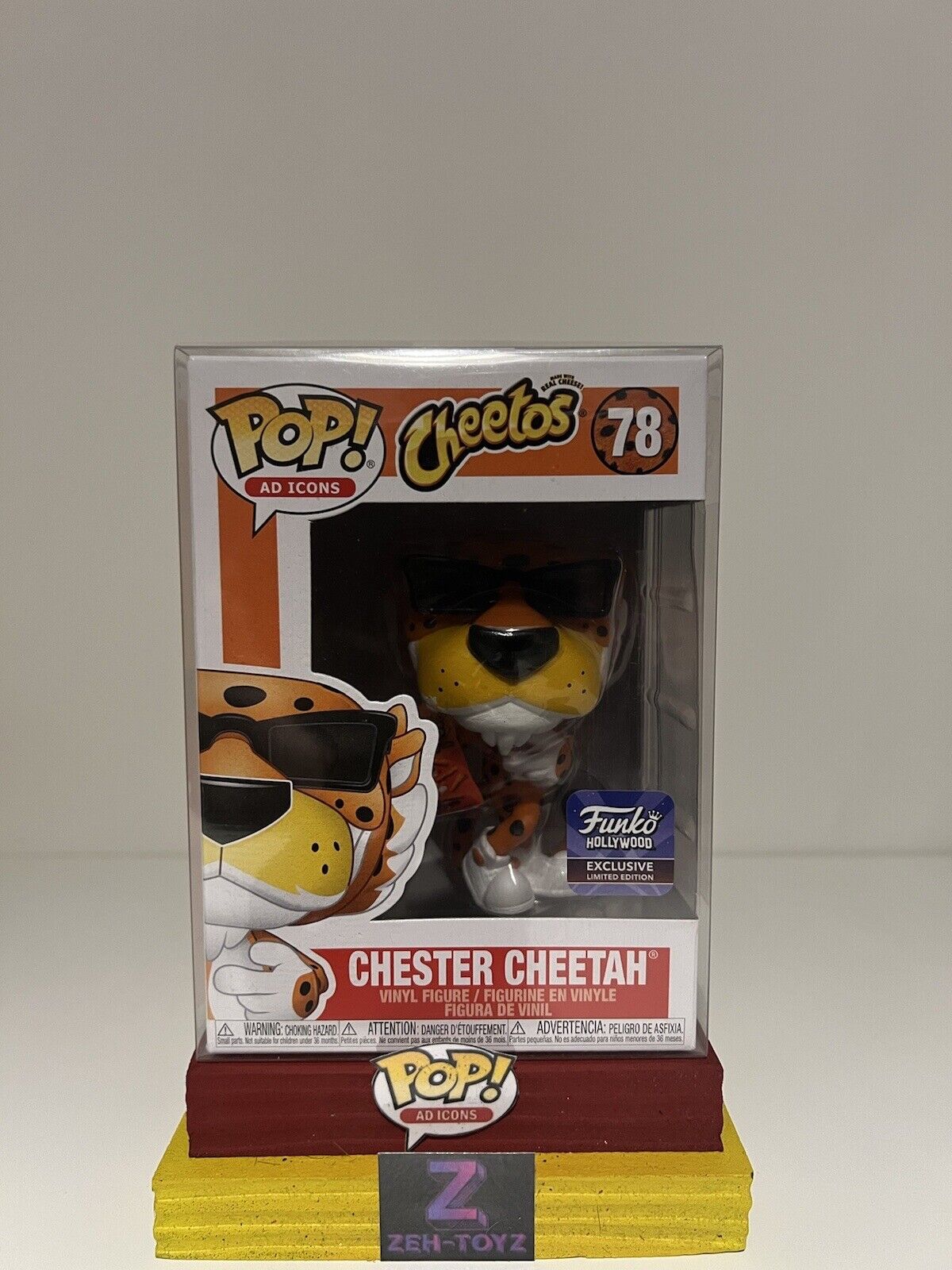 FUNKO POP Ad Icons Cheetos Chester Cheetah #78 Hollywood Exclusive