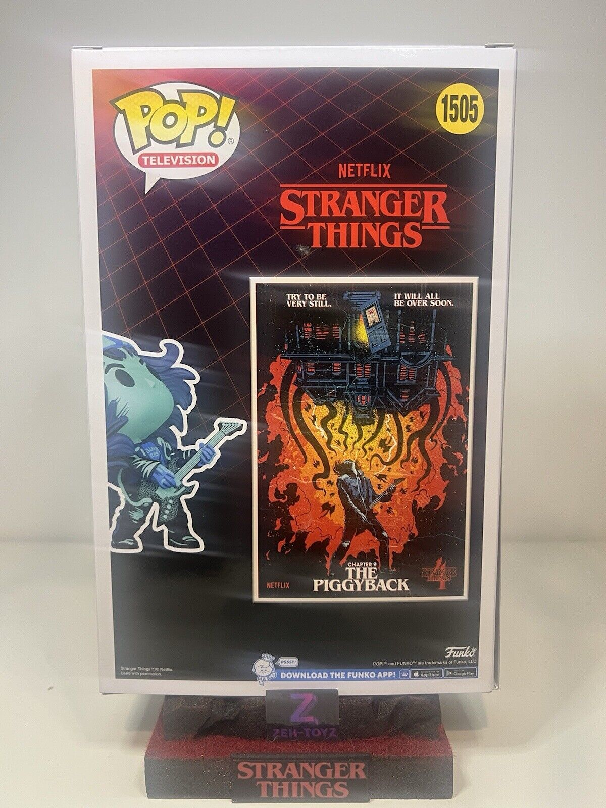 FUNKO POP! Television Stranger Things The Piggyback Comic Cover Eddie #1505