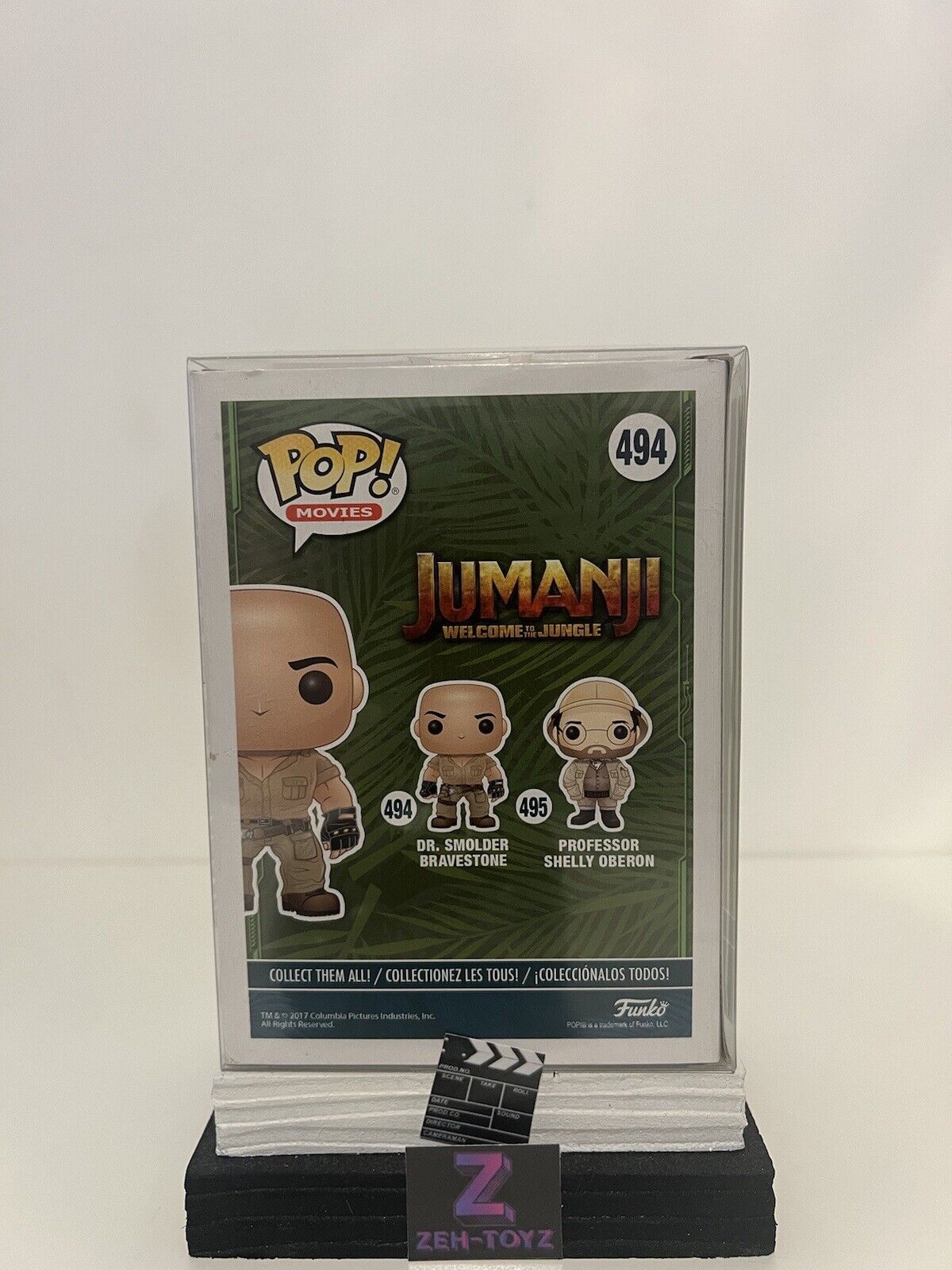 FUNKO POP! Movies Jumanji Dr. Smolder Bravestone #494 Dwayne The Rock Johnston