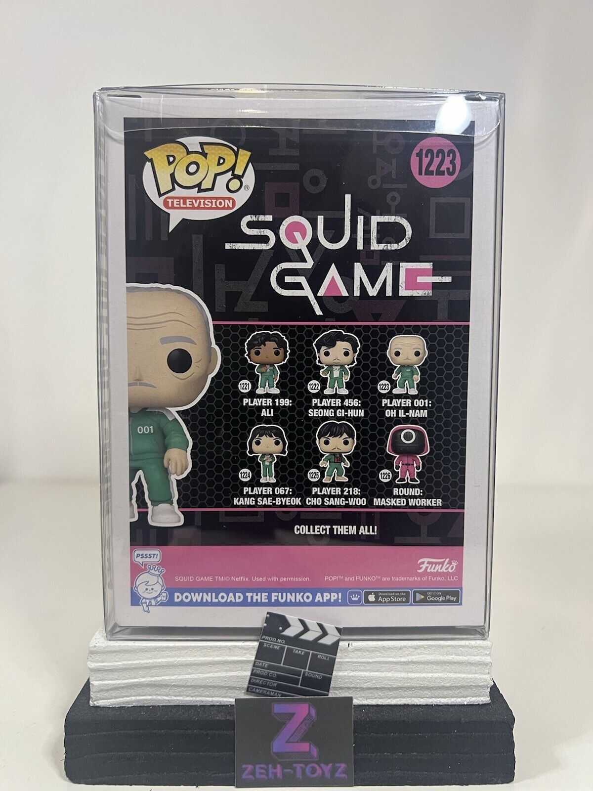 FUNKO POP! Television TV Squid Game Player 001 Oh Il-Nam #1223 (2)