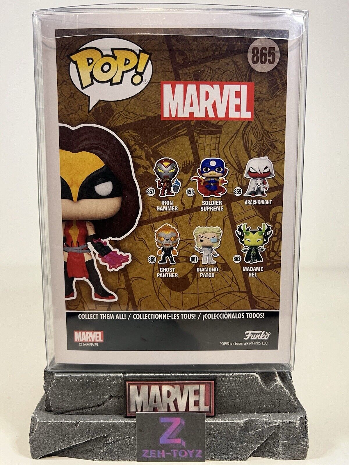 FUNKO POP! Marvel Infinity Warps Weapon Hex #865 Special Edition