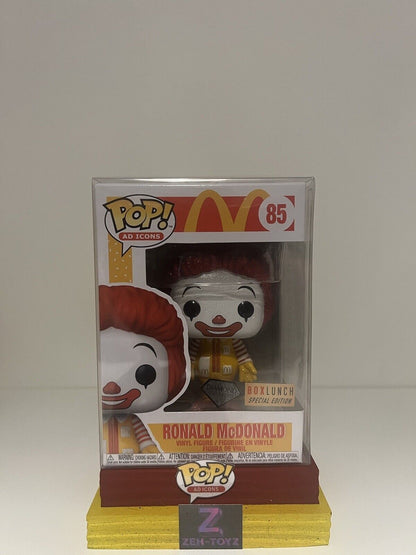 FUNKO POP Ad Icons McDonalds Ronald McDonald #85 Diamond Collection Exclusive