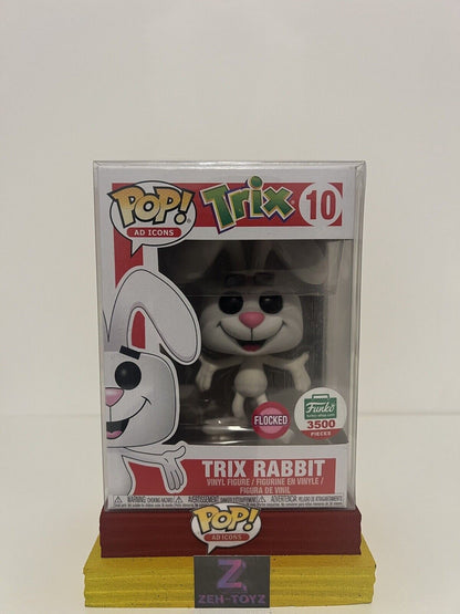 FUNKO POP! Ad Icons Trix Cereal Trix Rabbit #10 Flocked Funko Shop 3500pcs