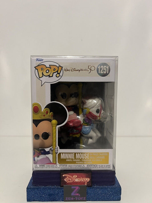 FUNKO POP! Disney Minnie Mouse On Prince Charming Ride #1251