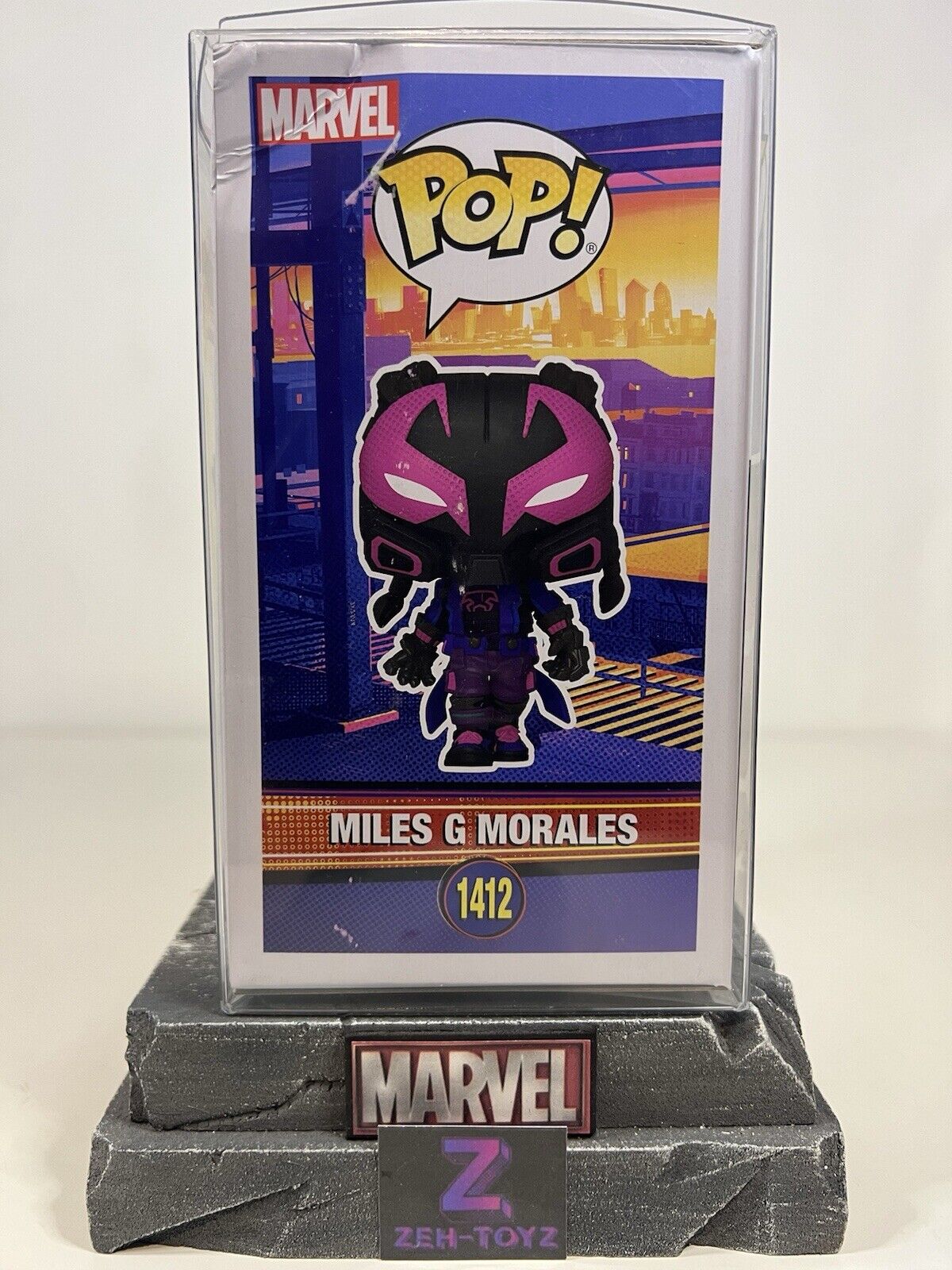 FUNKO POP! Marvel Studios Spider-Man Miles G Morales #1412