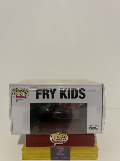 FUNKO POP! Ad Icons McDonalds Maccies Fry Kids Green & Red #2 Pack Exclusive