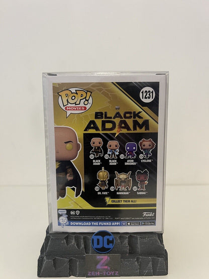 FUNKO POP! VINYL - DC - BLACK ADAM #1231 - GLOW IN THE DARK