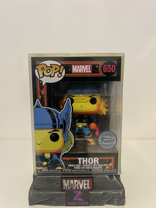 FUNKO POP! Marvel Universe Thor #650 Blacklight Special Edition