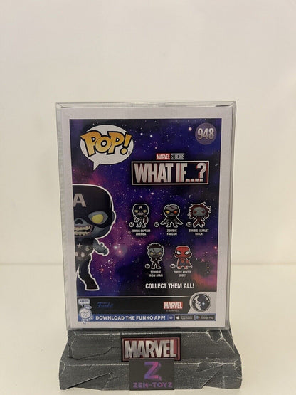 FUNKO POP! Marvel What If...? Zombie Captain America #948 Funko Exclusive