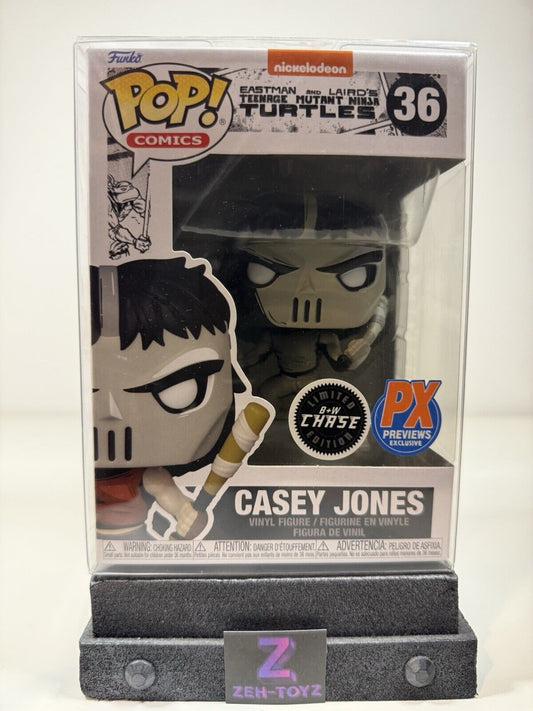 FUNKO POP! Comics TMNT Teenage Mutant Ninja Turtles Casey Jones #36 B&W Chase