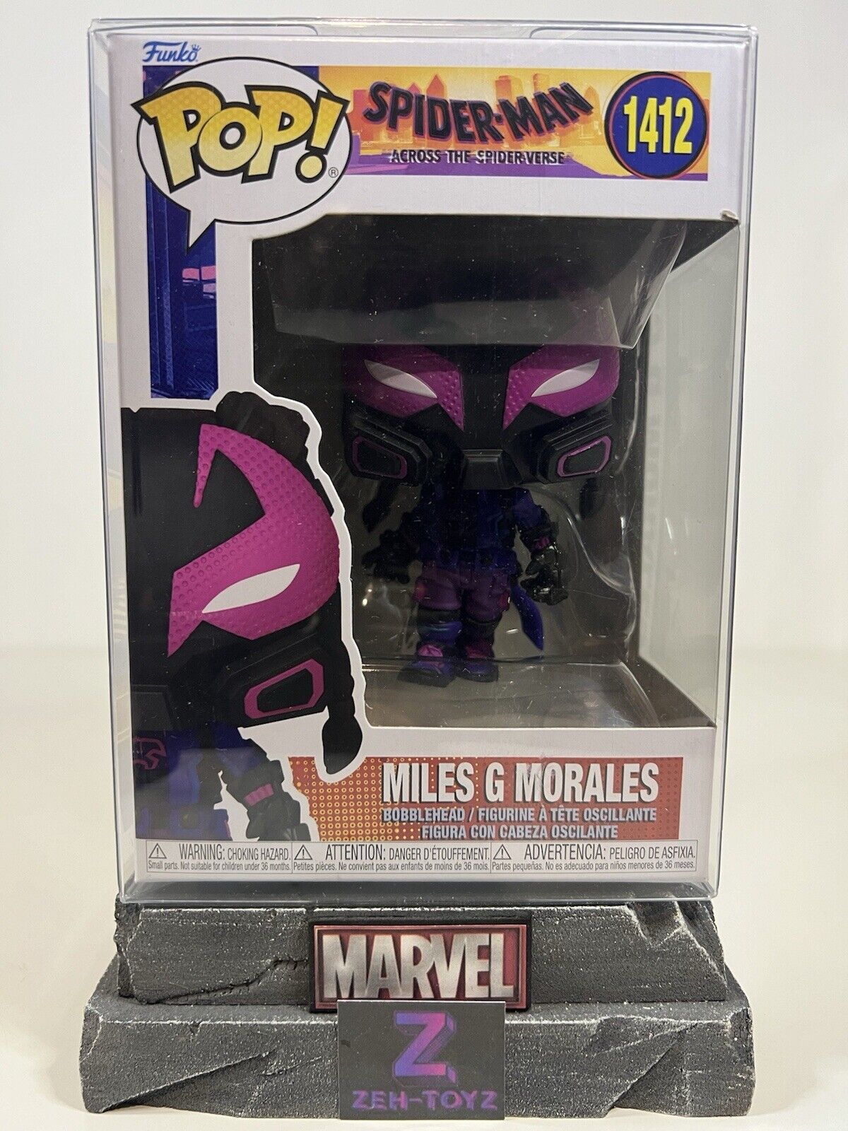 FUNKO POP! Marvel Studios Spider-Man Miles G Morales #1412