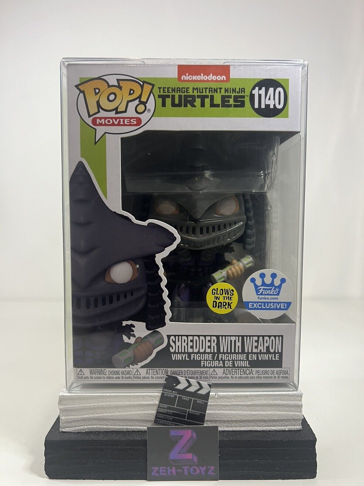 FUNKO POP! Movies TMNT Teenage Mutant Ninja Turtles Shredder With Weapon #1140