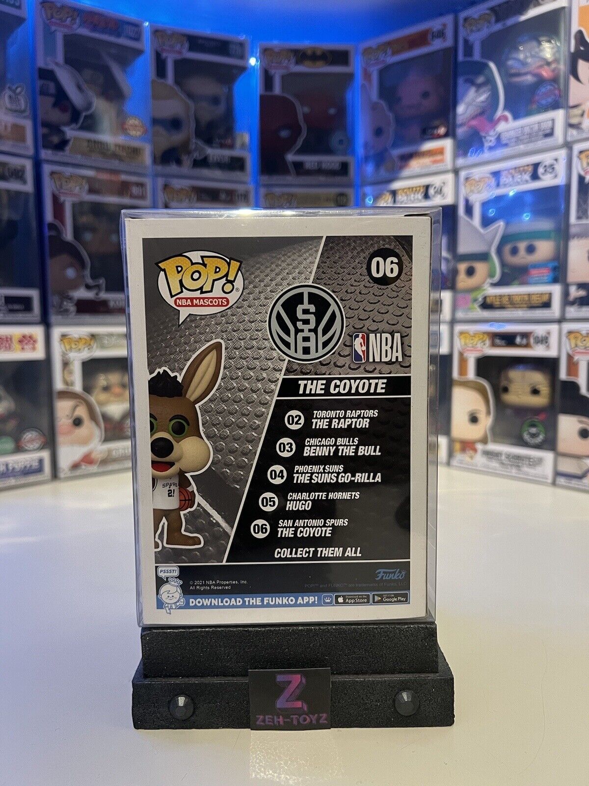 FUNKO POP! Basketball NBA Mascots San Antonio Spurs The Coyoyte #06