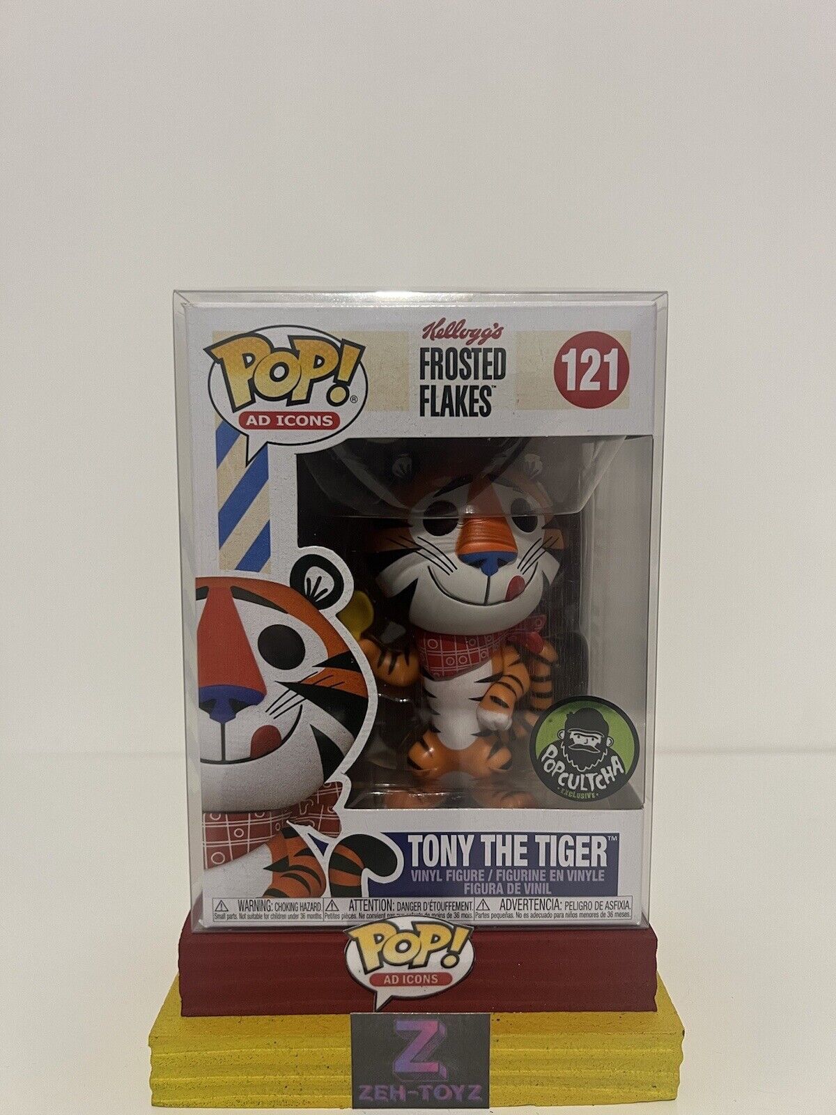 FUNKO POP! Ad Icons Kelloggs Frosted Flakes Tony the Tiger #121 Exclusive