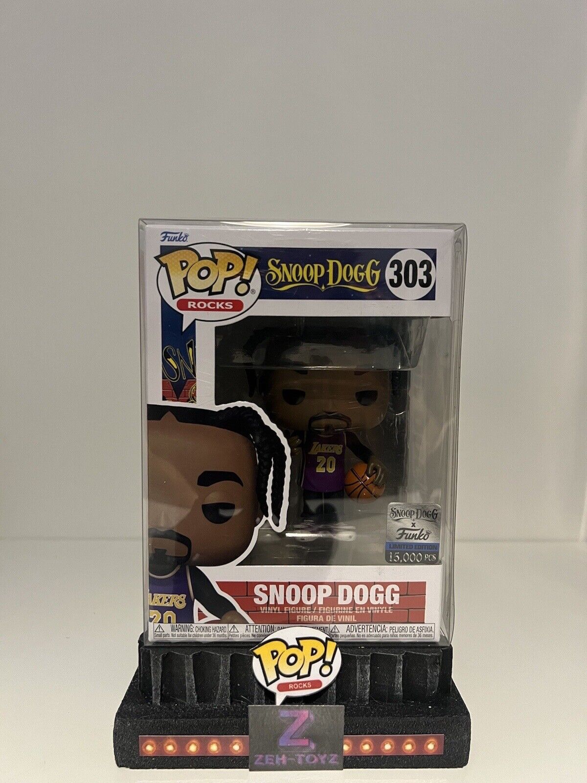 FUNKO POP! Music POP Rocks Snoop Dogg #303 15,000pcs Exclusive Limited Edition