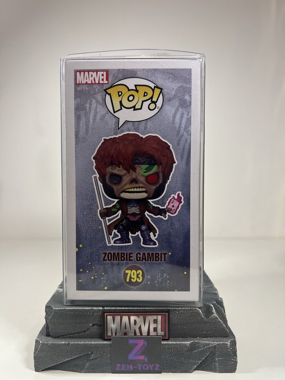 FUNKO POP! Marvel Studios Marvel Zombies - Zombie Gambit ##793 Glow In The Dark