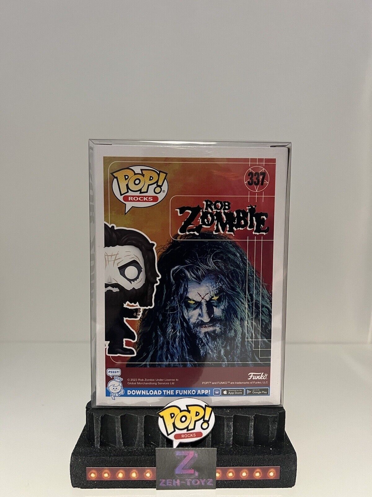 FUNKO POP! Music Pop Rocks Rob Zombie #337