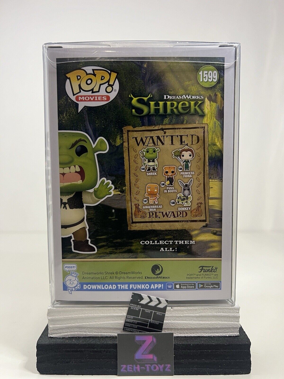 FUNKO POP! Movies Dreamworks Shrek #1599 Special Edition