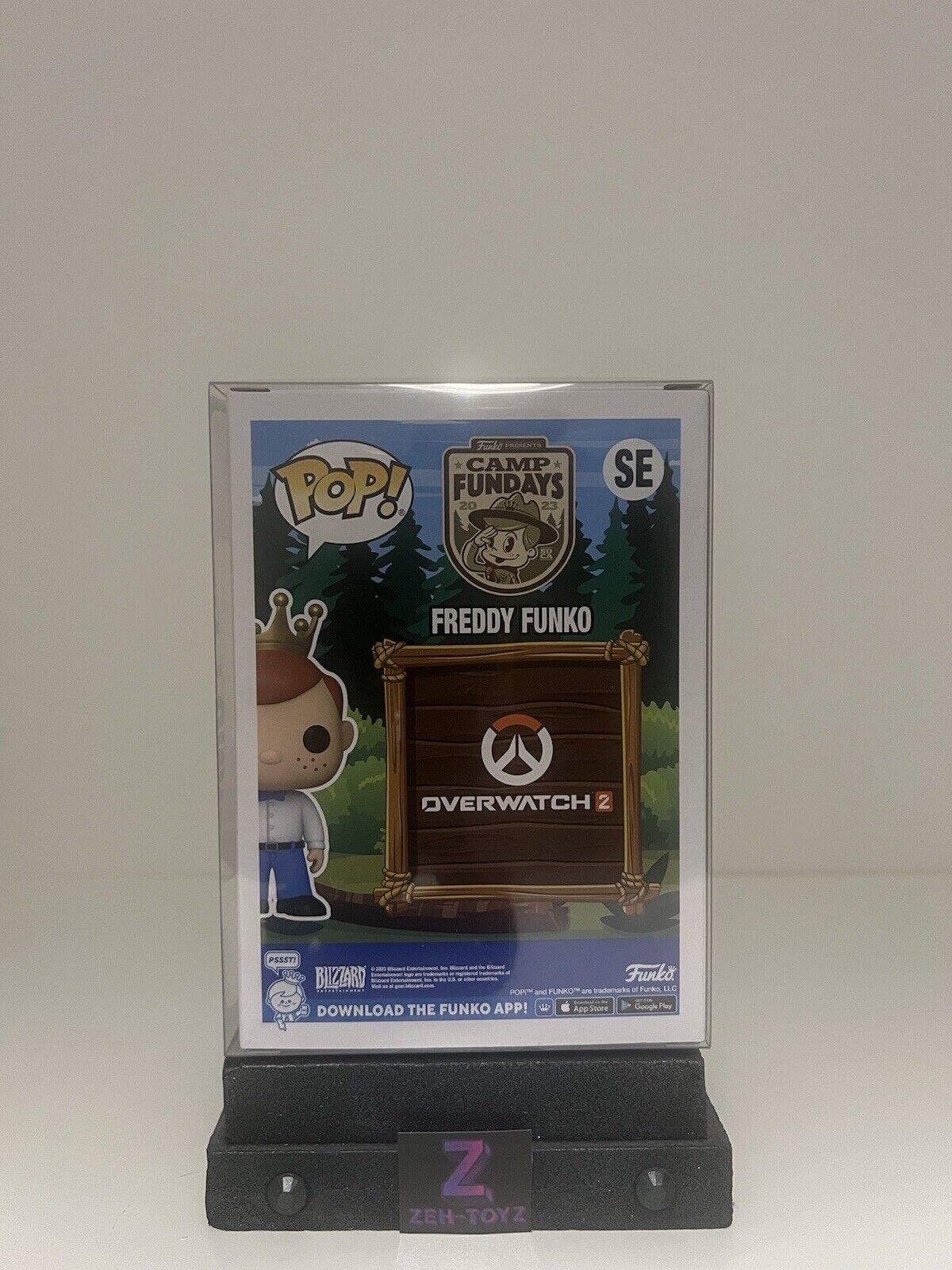 FUNKO POP! Grail Games Overewatch Camp Fun Days Freddy Funko As Genji 100Pcs