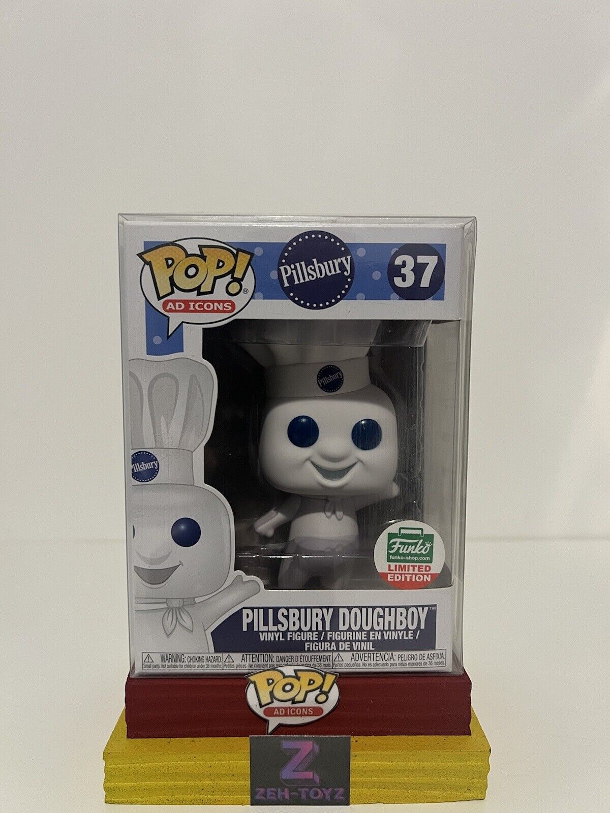 FUNKO POP! Ad Icons Pillsbury Doughboy #37 Funko Shop Limited Edition