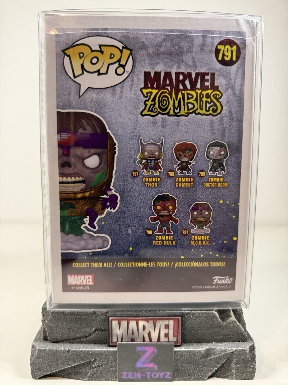 FUNKO POP! Marvel Universe Zombies Zombie MODOK #791 (2)