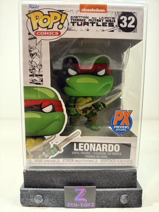 FUNKO POP! Comics TMNT Teenage Mutant Ninja Turtles Leonardo #32 Exclusive