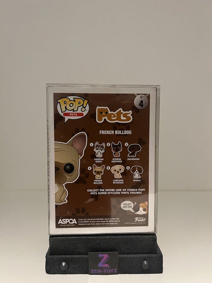 FUNKO POP! Animals Pets French Bulldog #4 Vaulted Rare