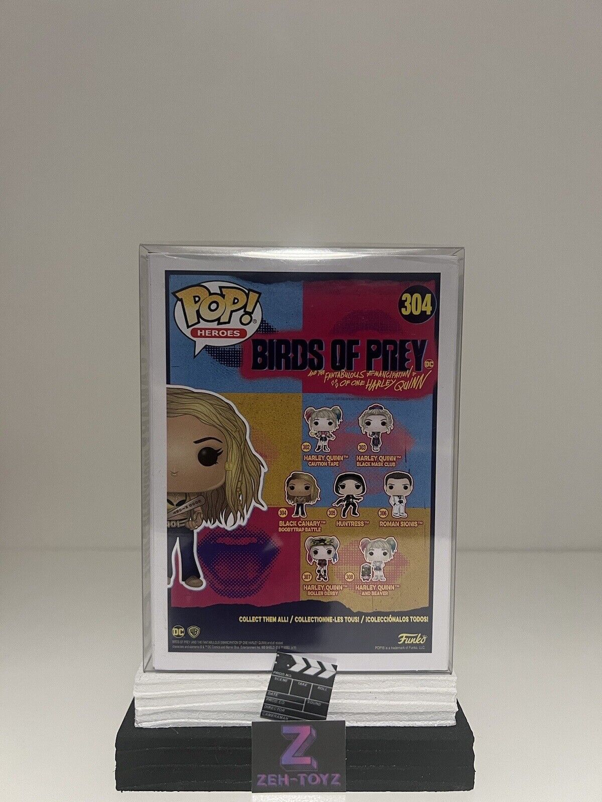 FUNKO POP! DC Universe Movies Birds Of Prey Black Canary Booby Trap Battle #304