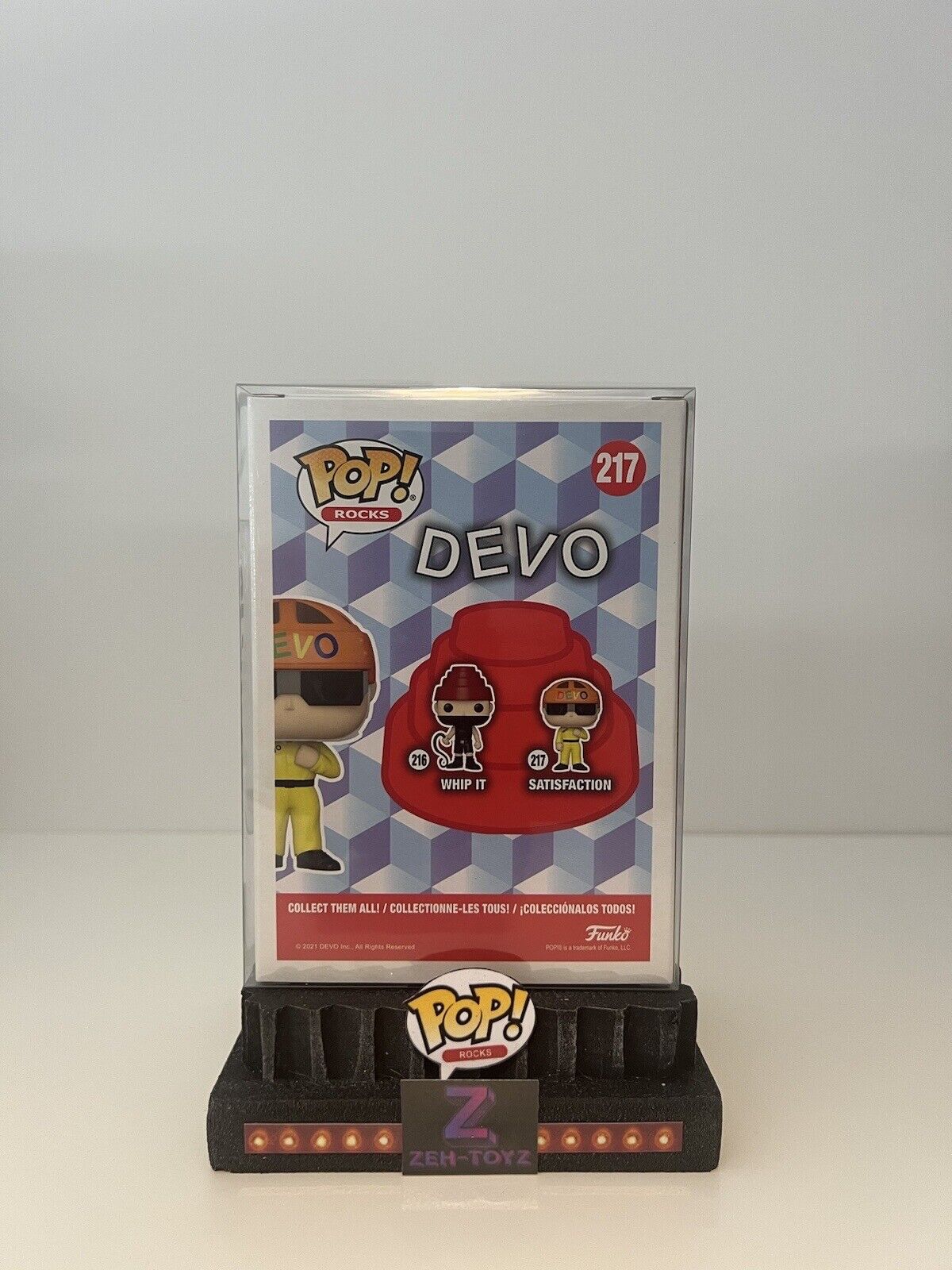 FUNKO POP! Music POP Rocks Devo Satisfaction #217