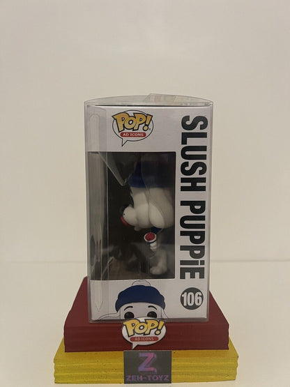 FUNKO POP! Ad Icons Slush Puppie Dog #106 Flocked Special Edition