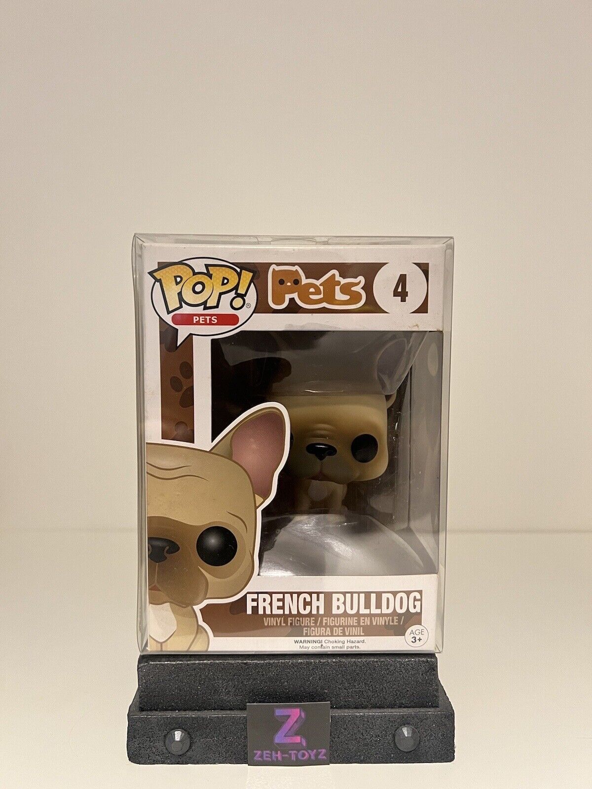 FUNKO POP! Animals Pets French Bulldog #4 Vaulted Rare