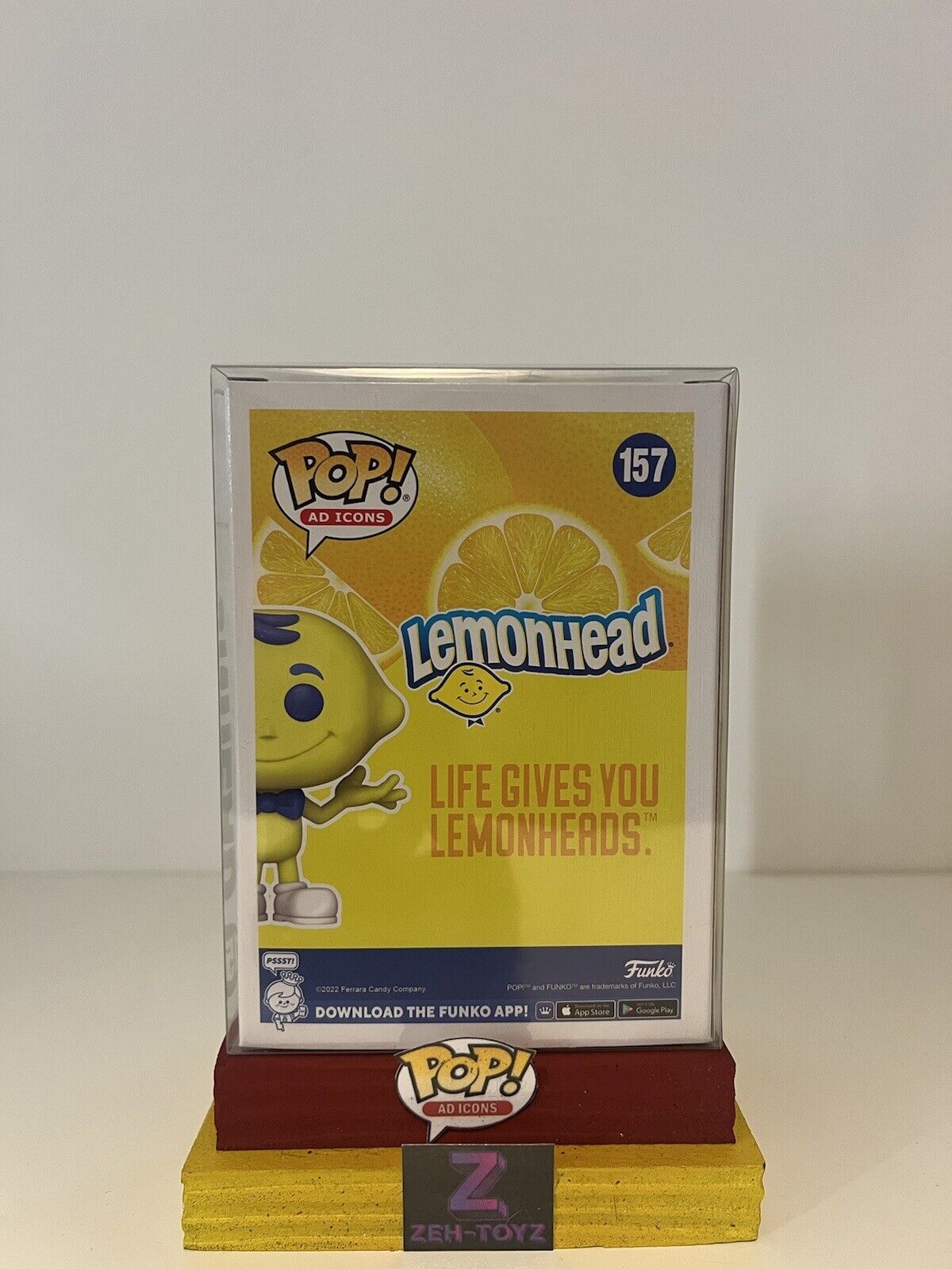 FUNKO POP! Ad Icons Lemonhead #157 Scented Funkon 2022