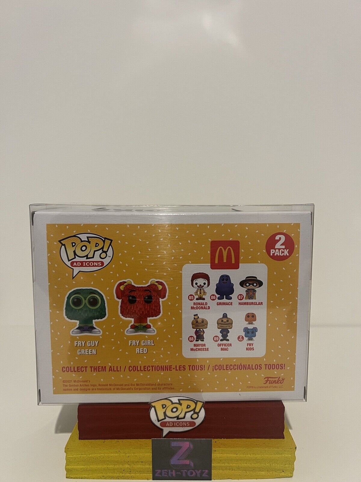 FUNKO POP! Ad Icons McDonalds Maccies Fry Kids Green & Red #2 Pack Exclusive