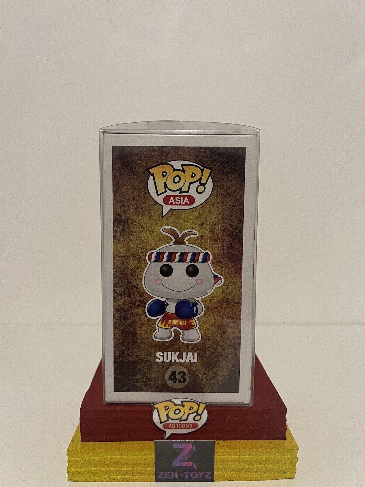 FUNKO POP! Ad Icons Amazing Thailand Sukjai Boxing #43 Rare Grail