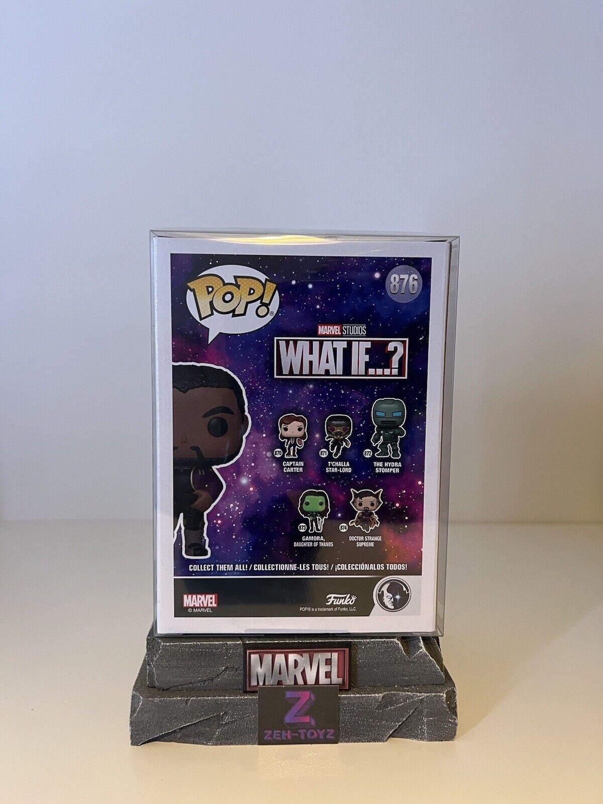 FUNKO POP! Marvel Studios What If T'Challa Star Lord #876 Special Edition