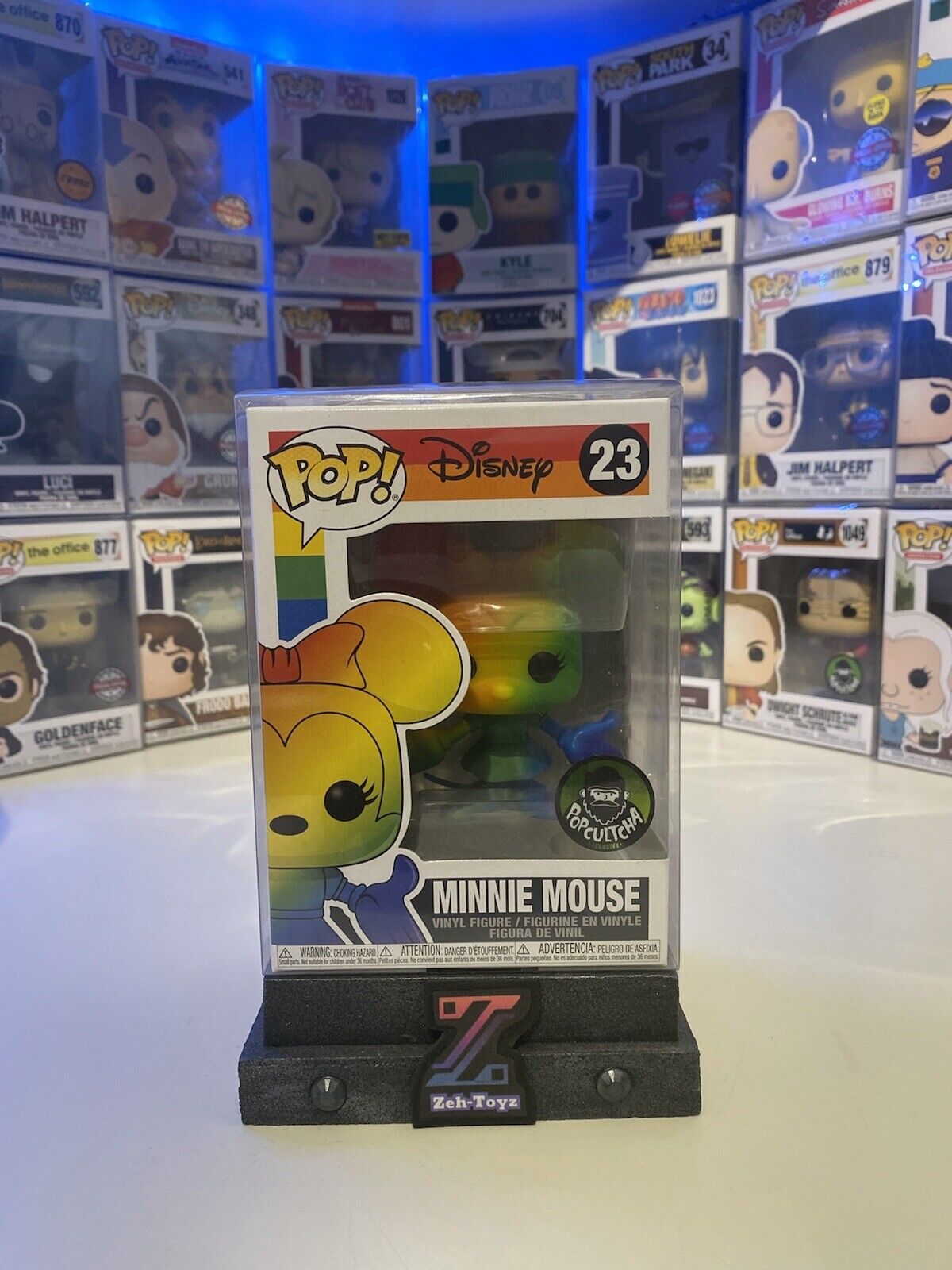 FUNKO POP! Disney Pride Minnie Mouse #23 Popcultcha Exclusive