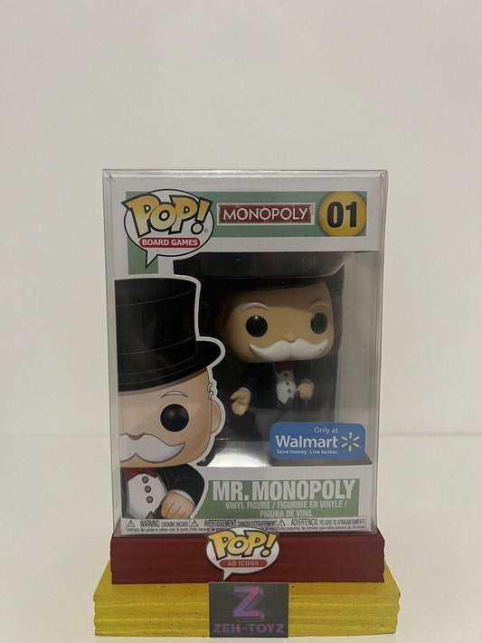 FUNKO POP! VINYL - BOARD GAMES - MR MONOPOLY #01 - WALMART EXC - ZT REF: 1435