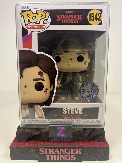 FUNKO POP! Television Tv Stranger Things Steve #1542 Special Edition (2)