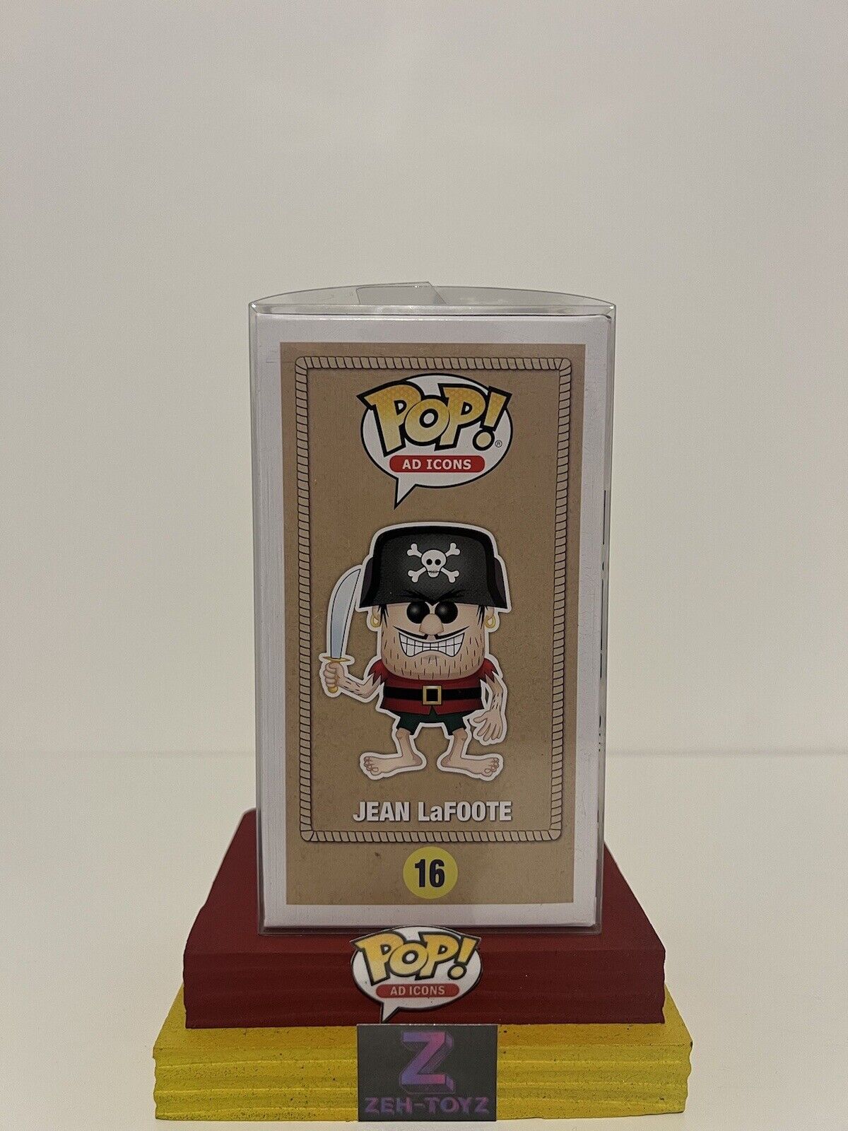 FUNKO POP! Ad Icons Cap'n Crunch Jean LaFoote #16 Funko Shop Exclusive